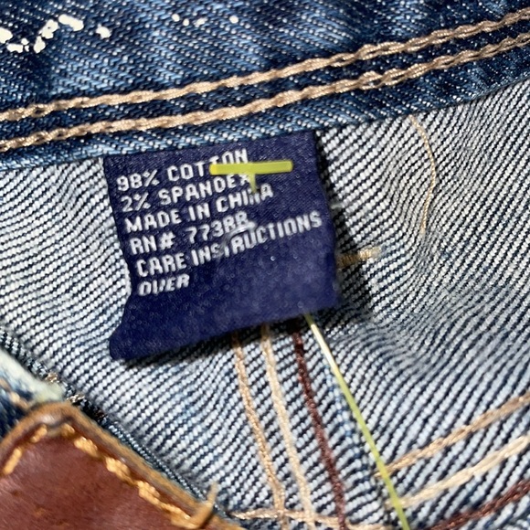 •MADEWELL•RAIL STRAIGHT DENIM JEANS SIZE 32 X 34. - Picture 7 of 10